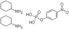 4-Nitrophenyl phosphate bis(cyclohexylammonium) salt molecular structure (CAS 52483-84-8)