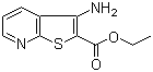 结构式 CAS# 52505-46-1, 3-氨基噻吩并[2,3-b]吡啶-2-甲酸乙酯
