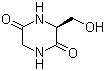 结构式 CAS# 52661-98-0, 环(甘氨酰-L-丝氨酰)