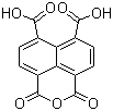 结构式 CAS# 52671-72-4, 1,4,5,8-萘四甲酸 1,8-单酸酐