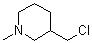 structure of CAS# 52694-50-5, 3-Chloromethyl-1-methylpiperidine;(±)-1-Methyl-3-chloromethylpiperidine; 1-Methyl-3-piperidinylmethyl chloride