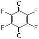 structure of CAS# 527-21-9, 2,3,5,6-Tetrafluoro-1,4-benzoquinone;2,3,5,6-Tetrafluoro-p-benzoquinone; Fluoranil; Fluoroanil; NSC 264881; Perfluoro-p-benzoquinone; Tetrafluoro-1,4-benzoquinone; Tetrafluoro-p-benzoquinone; Tetrafluoro-p-quinone; Tetrafluorobenzoquinone; p-Fluoranil