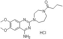 Bunazosin hydrochloride molecular structure (CAS 52712-76-2)