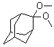 structure of CAS# 52776-45-1, 2,2-Dimethoxyadamantane;Adamantanone dimethyl acetal; Adamantanone dimethyl ketal; 2,2-Dimethoxy-Tricyclo[3.3.1.1(3,7)]decane
