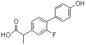 结构式 CAS# 52807-12-2, 4'-羟基氟比洛芬