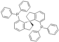 structure of CAS# 528521-86-0, 1,1'-[(1S)-2,2',3,3'-Tetrahydro-1,1'-spirobi[1H-indene]-7,7'-diyl]bis[1,1-diphenylphosphine]