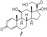 Fluprednisolone molecular structure (CAS 53-34-9)