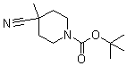 structure of CAS# 530115-96-9, 4-Cyano-4-methylpiperidine-1-carboxylic acid tert-butyl ester;tert-Butyl 4-cyano-4-methylpiperidine-1-carboxylate