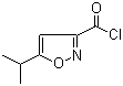 结构式 CAS# 53064-56-5, 5-异丙基异恶唑-3-甲酰氯