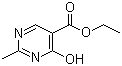 结构式 CAS# 53135-24-3, 2-甲基-4-羟基嘧啶-5-羧酸乙酯