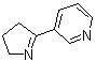 structure of CAS# 532-12-7, 3-(3,4-Dihydro-2H-pyrrol-5-yl)pyridine;2-(3-Pyridyl)-1-pyrroline; Myosmine
