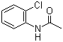structure of CAS# 533-17-5, 2'-Chloroacetanilide;N-(2-Chlorophenyl)acetamide