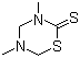 结构式 CAS# 533-74-4, 棉隆; 3,5-二甲基-1,3,5-噻二嗪-2-硫酮