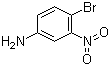 结构式 CAS# 53324-38-2, 4-溴-3-硝基苯胺