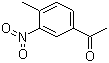 structure of CAS# 5333-27-7, 4'-Methyl-3'-nitroacetophenone;3'-Nitro-4'-methylacetophenone; 1-(4-Methyl-3-nitrophenyl)ethanone