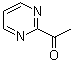 structure of CAS# 53342-27-1, 1-(2-Pyrimidinyl)ethanone;2-Acetylpyrimidine; Methyl 2-pyrimidyl ketone