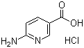 结构式 CAS# 5336-87-8, 6-氨基烟酸盐酸盐