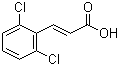 structure of CAS# 5345-89-1, (2E)-3-(2,6-Dichlorophenyl)acrylic acid;(2E)-3-(2,6-Dichlorophenyl)prop-2-enoic acid