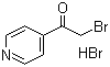 结构式 CAS# 5349-17-7, 4-(溴乙酰基)吡啶氢溴酸盐