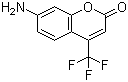 结构式 CAS# 53518-15-3, 香豆素 151; 7-氨基-4-三氟甲基香豆素