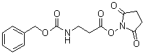 结构式 CAS# 53733-97-4, [3-[(2,5-二氧代-1-吡咯烷基)氧基]-3-氧代丙基]氨基甲酸苄酯