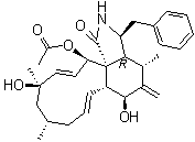 structure of CAS# 53760-19-3, Cytochalasin H;Cytochalasin O; Kodocytochalasin 1; Paspalin P I