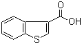 结构式 CAS# 5381-25-9, 1-苯并噻吩-3-羧酸