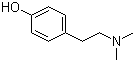 结构式 CAS# 539-15-1, 大麦芽碱; 麦芽碱; 大麦碱; 4-(2-二甲基氨基乙基)苯酚