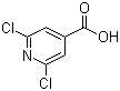 structure of CAS# 5398-44-7, 2,6-Dichloroisonicotinic acid