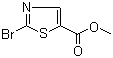 结构式 CAS# 54045-74-8, 2-溴噻唑-5-甲酸甲酯