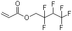 structure of CAS# 54052-90-3, 2,2,3,4,4,4-Hexafluorobutyl acrylate