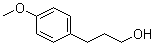 structure of CAS# 5406-18-8, 4-Methoxybenzenepropanol;3-(p-Methoxyphenyl)-1-propanol; 3-p-Methoxyphenylpropanol; NSC 5311
