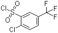 结构式 CAS# 54090-08-3, 2-氯-5-(三氟甲基)苯磺酰氯