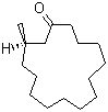 structure of CAS# 541-91-3, 3-Methylcyclopentadecanone;3-Methyl-1-cyclopentadecanone; Muscone