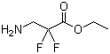 结构式 CAS# 541547-37-9, 2,2-二氟-3-氨基丙酸乙酯