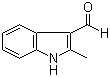 结构式 CAS# 5416-80-8, 2-甲基吲哚-3-甲醛