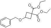 结构式 CAS# 54166-15-3, 3-苄氧基环丁烷-1,1-二甲酸二乙酯
