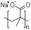 structure of CAS# 54193-36-1, Sodium polymethacrylate ;Poly(methacrylic acid sodium salt)