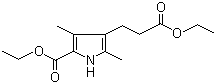 结构式 CAS# 54278-10-3, 5-乙氧羰基-2,4-二甲基-1-氢-吡咯-3-丙酸乙酯