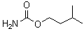 结构式 CAS# 543-86-2, 氨基甲酸异戊酯