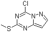 4-Chloro-2-(methylthio)pyrazolo[1,5-a][1,3,5]triazine molecular structure (CAS 54346-19-9)