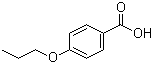 结构式 CAS# 5438-19-7, 4-丙氧基苯甲酸; 对丙氧基苯甲酸