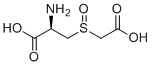 结构式 CAS# 5439-87-2, 3-((羧甲基)亚磺酰基)丙氨酸