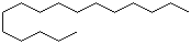 结构式 CAS# 544-76-3, 十六烷