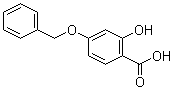 structure of CAS# 5448-45-3, 2-Hydroxy-4-(benzyloxy)benzoic acid;4-Benzyloxysalicylic acid; NSC 17799