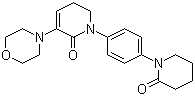 structure of CAS# 545445-44-1, 5,6-Dihydro-3-(4-morpholinyl)-1-[4-(2-oxo-1-piperidinyl)phenyl]-2(1H)-pyridinone;3-Morpholin-4-yl-1-[4-(2-oxopiperidin-1-yl)phenyl]-5,6-dihydro-1H-pyridin-2-one