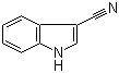 structure of CAS# 5457-28-3, 3-Cyanoindole;3-Indolecarbonitrile; 1H-Indole-3-carbonitrile