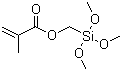 结构式 CAS# 54586-78-6, 甲基丙烯酰氧甲基三甲氧基硅烷