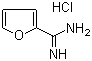 structure of CAS# 54610-69-4, 2-Furancarboximidamide hydrochloride;Furan-2-carboximidamide hydrochloride