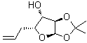 结构式 CAS# 546141-37-1, 5,6,7-三脱氧-1,2-O-(1-甲基亚乙基)-alpha-D-庚-6-烯呋喃木糖